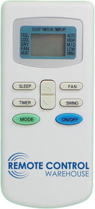 ALPINE Air Conditioner JS7017AH Remote Control