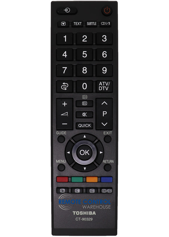 Toshiba TV Original Remote Control CT-90329 Genuine