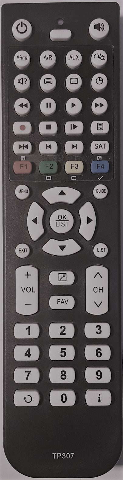 Telecomando Di Ricambio TRF-7160 Per Topfield PVR (TF7100HD, TRF-7260, TPR5000, Ecc.), Senza Programmazione