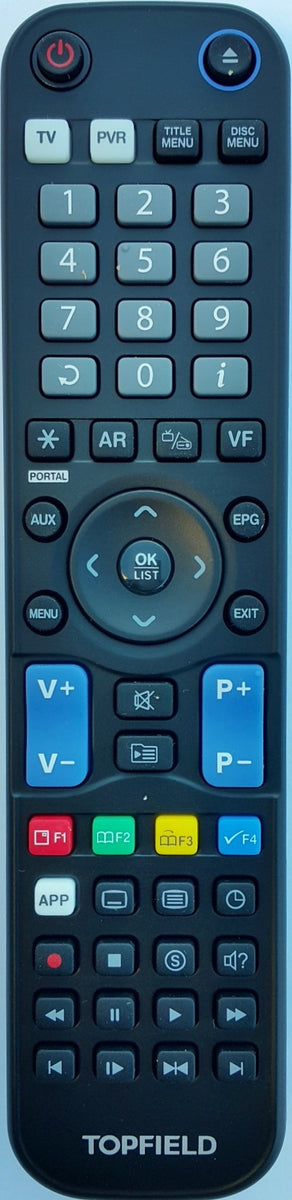 REPLACEMENT TOPFIELD REMOTE TP850 TRF2200 TRF2460 TRF2470 TRF5300 TF-T6211HDPVR REPLACEMENT TOPFIELD REMOTE TP850 TRF2200 TRF2460 TRF2470 TRF5300 TF-T6211HDPVR
