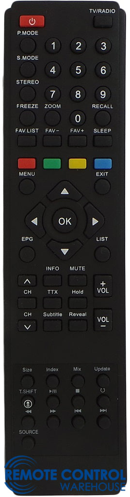 SANYO LED-46XR10F TV REPLACEMENT REMOTE CONTROL RC-S071