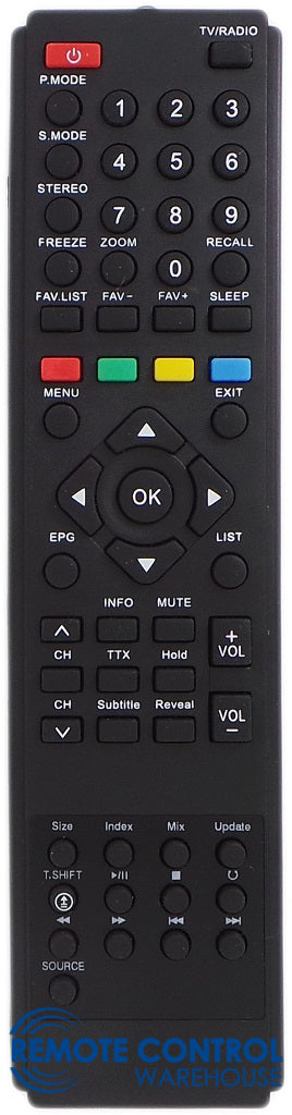 Sanyo LCD46XR11F LCD46XR11F(B) LCD TV Replacement Remote Control RC-S076