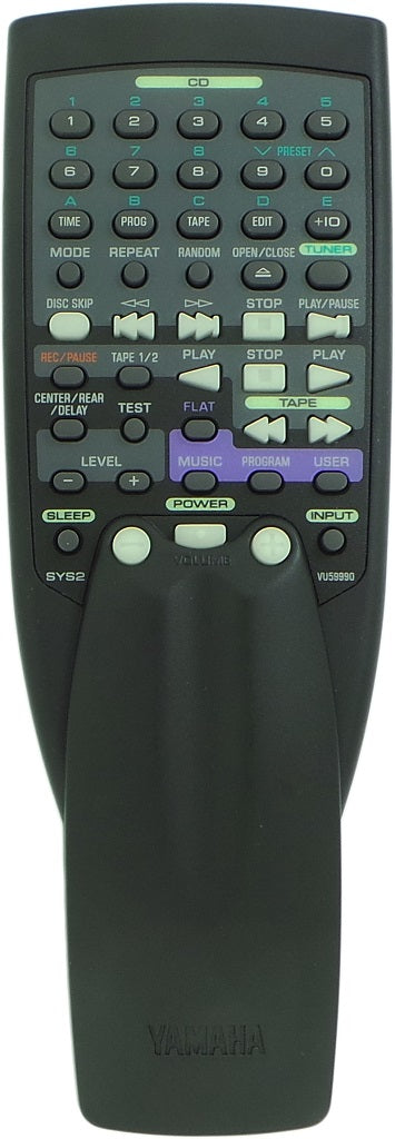 Oiginal YAMAHA Remote Control SYS2 VU59990 - GX-50 GX-70 Natural Sound Mini System - Remote Control Warehouse