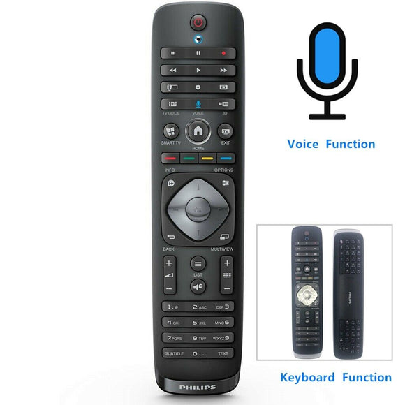 Original Philips 3D Smart Tv Voice Keyboard Remote Control YKF355-010 310RLREM00000101TP