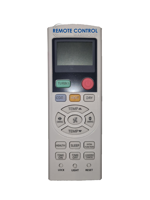 CONVAIR AIR CONDITIONER HSU-18HEK03/R2(DB) REMOTE CONTROL