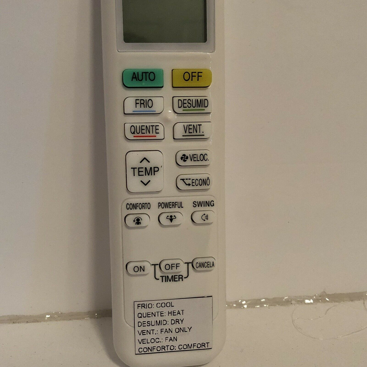 Original Daikin Air Conditioner Remote Control ARC480A1 (SPANISH ...